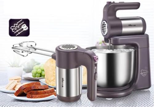 ELEOPTION® 300W 220V 10 Speed Powerful Stand Mixer Detachable Automatic Mixer with 4L quart stainless steel bowl Easily Mix Sticky Dough, Whip Airy Egg Whites, Puree Mashed Potatoes,Baby Food etc