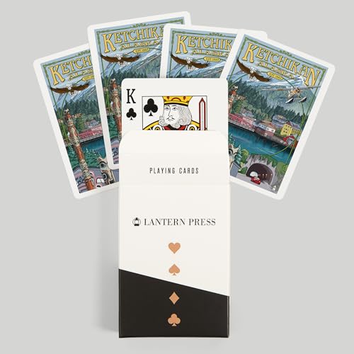 Naipes Ketchikan Alaska montaje, 52 cartas póker para adultos miniatura 6