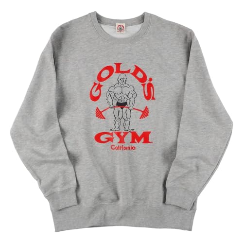 ゴールドジム(GOLD'S GYM) スウェットシャツ80's (G6180エイティーズ)GRY/XXL トレーニング用 ジム用