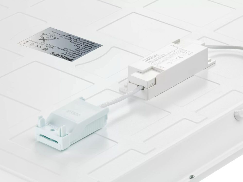Philips Ledinaire Panel Gen5 RC065B 34S/840 PSU 600x600mm LED Panel de luz, 28W 3400lm 4000K blanco neutro, UGR19 bajo deslumbramiento, haz de 90°, no regulable, IP20/40 lámpara de techo de oficina