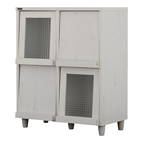 佐藤産業 NEFLAS ディスプレイラック 4枚フラップ扉