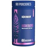 Birdman Resveratrol 300 mg | Antioxidante Natural | Fórmula Limpia Sin Aditivos | Cápsula Vegana | Esencia Refrescante |...