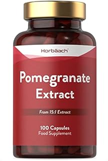 Pomegranate Capsules | 250mg High Strength Extract | 100 Count | No Artificial Preservatives | by Horbaach