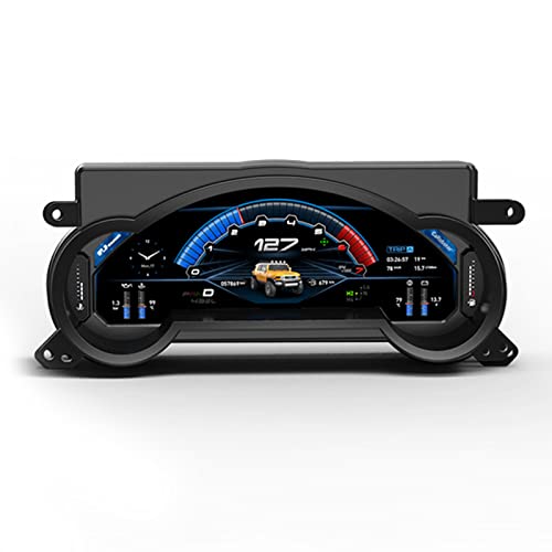 ZWNAV for Toyota FJ Cruiser Instrument Cluster Dashboard Display, Digital Dashboard Panel Car Virtual Cockpit Speedometer