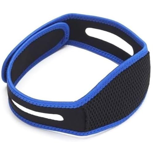 Faixa Anti Ronco Ajustável, Suporte de Queixo para Dormir, Neoprene Respirável, Lavável
