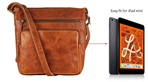 Image of Genuine Leather Crossbody Purse and Handbags - Crossover Bag Over the Shoulder Women | Genuine Leather