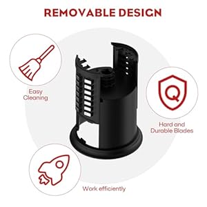 Slicer Shredder Attachment for Kitchen Aid Stand Mixer, Cheese Grater Attachment for Kitchen Aid Stand Mixer, Salad Maker Accessory, Food Processor with 5 Blades by FGREEBLE, High Volume, White Slicer Shredder Attachment for Kitchen Aid Stand Mixer Cheese Grater Attachment for Kitchen Aid Stand Mixer Salad Maker Accessory Food Processor with 5 Blades by FGREEBLE High Volume White