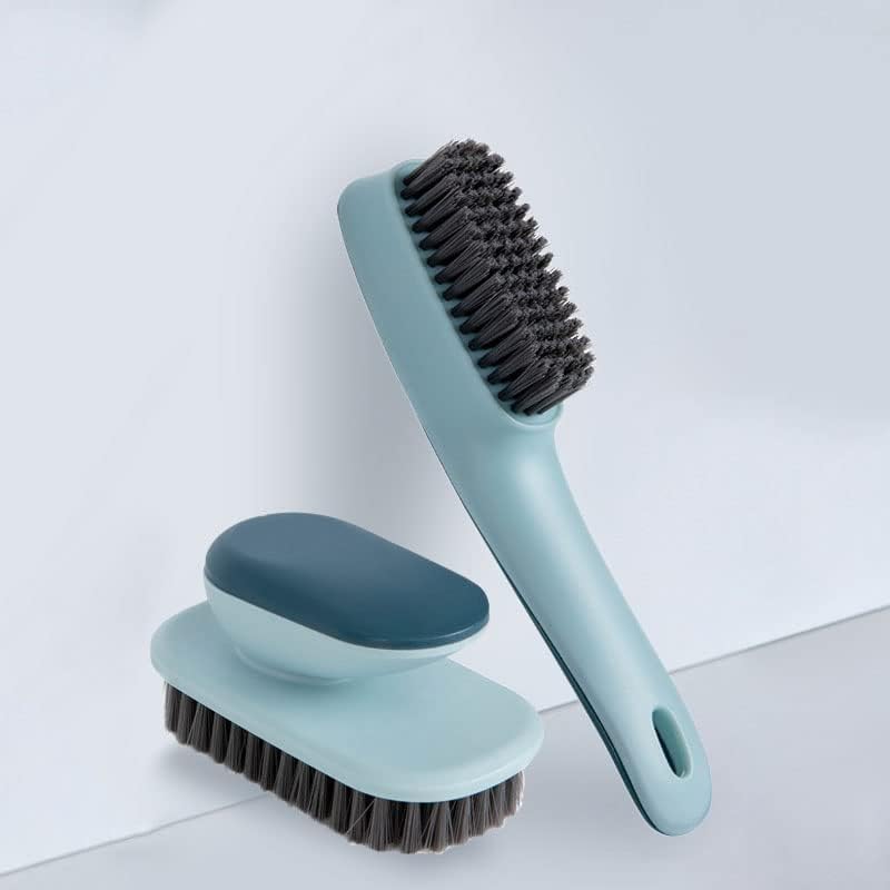 2 Pack Laundry Brush Shoe Brush Shoe Cleaning Brush Scrub Brush for Stains,Household Cleaning Clothes Shoes Scrubbing,Household Cleaning Brushes Bathroom Ergonomics Grip Easy Hold