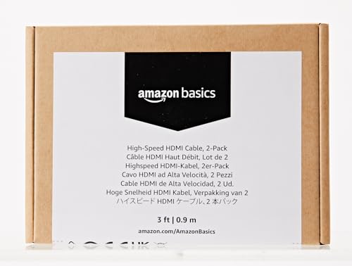 Amazon Basics HDMI-3FT-BLACK-2P High-Speed 4K Ultra Hd 2-Pack Hdmi 2.0 Cable/Cord thumb #8