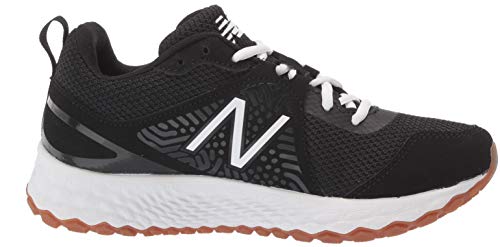 New Balance Men's Fresh Foam 3000 V5 Turf-Trainer Baseball Shoe, Black/White, 7.5 #TOP5