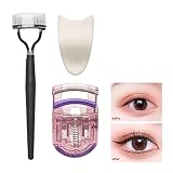 3 in 1 Eyelash Application Tool Kit - 2023 Portable False Eyelash Applicator Tool, with Foldable Eye