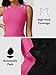 ATTRACO Rompers for Women Cute Golf Outfits for Womens Tennis Skirt Sets Women 2 Piece Outfits Rose Red