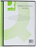 Display Book Q-CONNECT with Front Cover Pocket PP A4 820 Micron 60 Pockets Black/Document Archiving/Type-60 Pockets/Kind-with a Pocket/Index-N.a. / Pockets-N/D/Material-PP/Dividers-N.a.