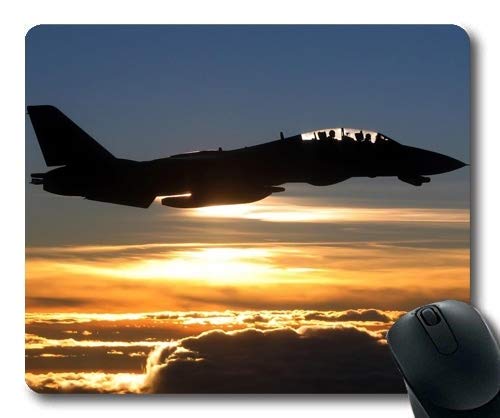 Kampfjets, Mauspad, Kämpfer Drohnen, Mauspad mit genähten Kanten