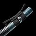 SANJISTU Samurai Sword | Traditional Hand-Forged Katana Swords Authentic Japanese Anime Samurai | High Carbon Steel Katanas Collection Sharp Full Tang (Teal-Iron Waves)