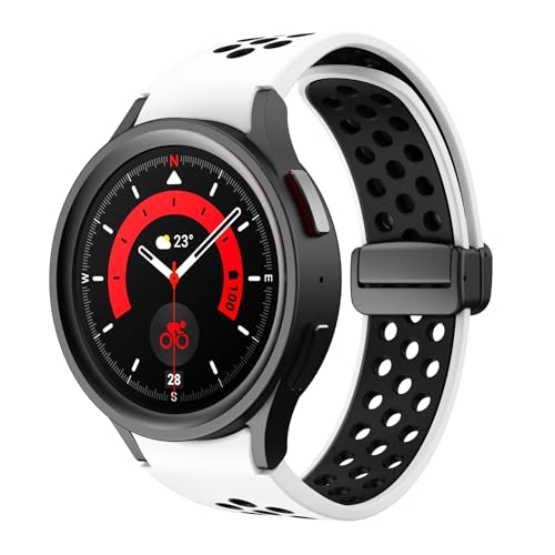 Bracelet aimanté Galaxy Watch 5 Pro en silicone souple anti-irritation couleur Agate