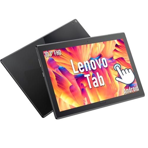 Lenovo Tab 4 Tablet, 10.1 Pulgadas FHD(1920 x 1200) táctil visualización IPS Tablets, 2GB RAM, 16GB Almacenamiento, WiFi, Doble cámara, Compatible con Micro SD, Android 7.1(Reacondicionado)