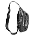 WESTEND Small Crossbody Leather Sling Bag with Adjustable Strap - Travel Small Daypack