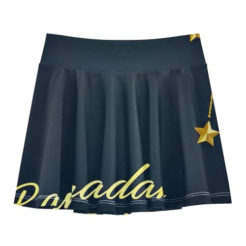 Athletic Shorts for Girls Skorts Skirts with Shorts Clothes School Skirt Golden Ramadan Lanterns 3t