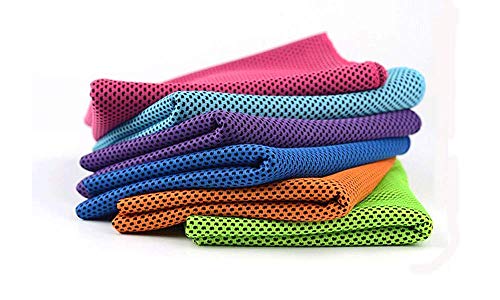 AINAAN-Microfiber-Quick-Cooling-Towel-Yoga-Sport-Running-Gym-Camping-Fitness-with-Handle-Bottle-2019-Green