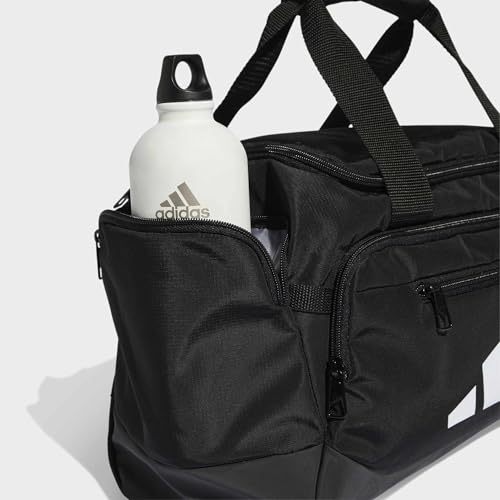 adidas Unisex Training Defender Duffle Bag XSmall Duffel Bag, Black/White, One Size – Ansicht 6