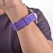 JWNSPA 20MM 22MM Fluoroelastomer/FKM Rubber Watch Bands for Men Women - Quick Release Replacement Waterproof Sport Straps (Violet, 20mm)