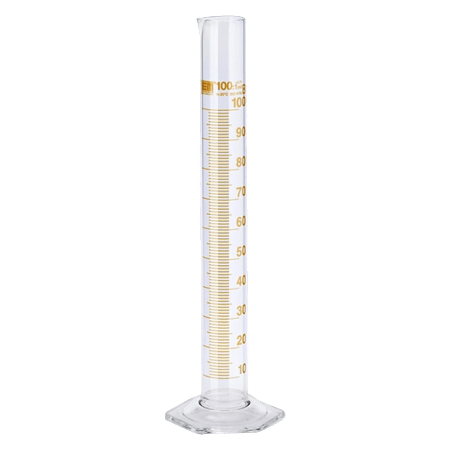 Éprouvette graduée Hirschmann® DURAN®, classe B, qualité marron, 5000:50 ml, H 650 mm