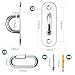 Otoolling 2 Sets Dog Leash Holder for Wall Hook Wall Pet Leash Dog Tie Out Cable Hooks Stainless Steel Practical Lead Management for Home Yard Indoor and Outdoor