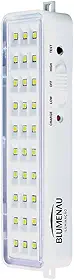 Lum. Emergência 30 LEDs 1W 50/100lm 100-240V