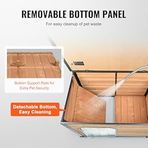 Vevor Outdoor Dog House Waterproof Insulated Dog House with Elevated Floor Antibite Wood Dog House Outdoor Iron Frame Open Roof for Medium to Large Dogs  Cucciolini Doodles Vevor outdoor dog house waterproof insulated dog house with elevated floor anti bite wood dog house outdoor iron frame open roof for medium to large dogs   cucciolini doodles