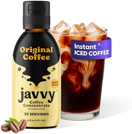 Javvy Cold Brew Coffee Concentrate Instant Coffee, Original
