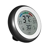 YWMLFZ LCD Digital Thermometer Weather Station Clock &Alarm Clock Calendar Room Home Hygrometer Termometer Temperature Humidity Meter
