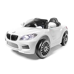 ATAA X5 Berlina 12v Style Mando Remoto – Blanco- Coche eléctrico para niños con batería de 12v y Mando para Padres