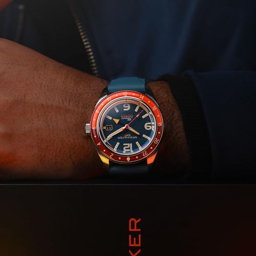 Image of Spinnaker Men's Fleuss GMT Automatic Watch with Solid Stainless Steel Bracelet SP-5120