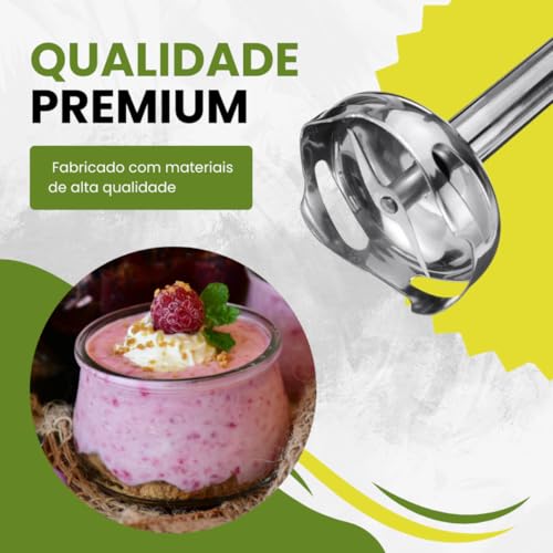 Mixer Vertical Turbo Chef Whey Bebidas Gelada Sucos 4 em 1 500W Preto 220v - Mixer, Triturador e Bat