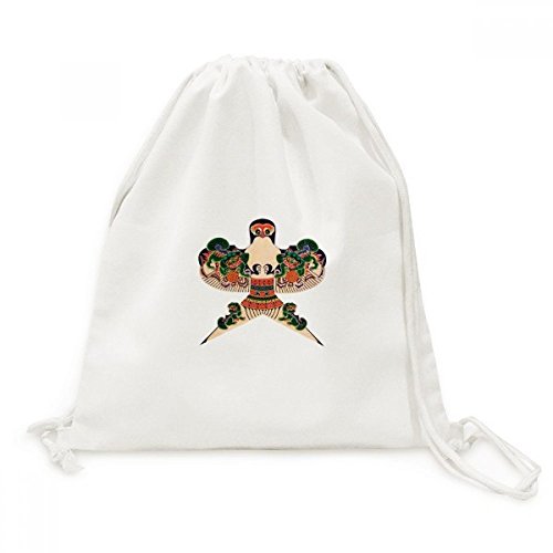 Sac à dos en toile à cordon style chinois pour vos sorties culturelles et balades urbaines
