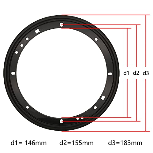 Fuhengli SPEAKER GRILLS - 6.5" 6.5 Inch Speaker Grill Covers thumb #3