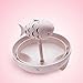Digoon 10 oz Cute Cat Glass Cup Tea Mug With Fish Tea Infuser Strainer Filter