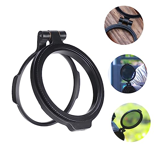 HOMSFOU 4pcs Quick Release Bracket Filter for Camera Lens Rotatable Adapter for Compatible Filters for Indoor and Outdoor Photography