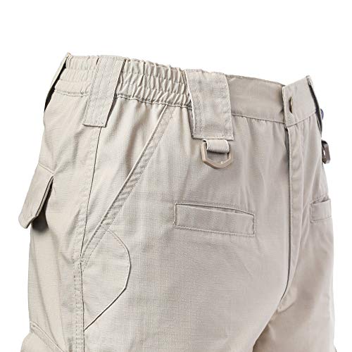 La Police Gear Men's Operator Pant With Lower Leg Pockets, Elastic Waistband Tactical Cargo Pants With Blousing Strings - Od Green - 28 X 32 #TOP2