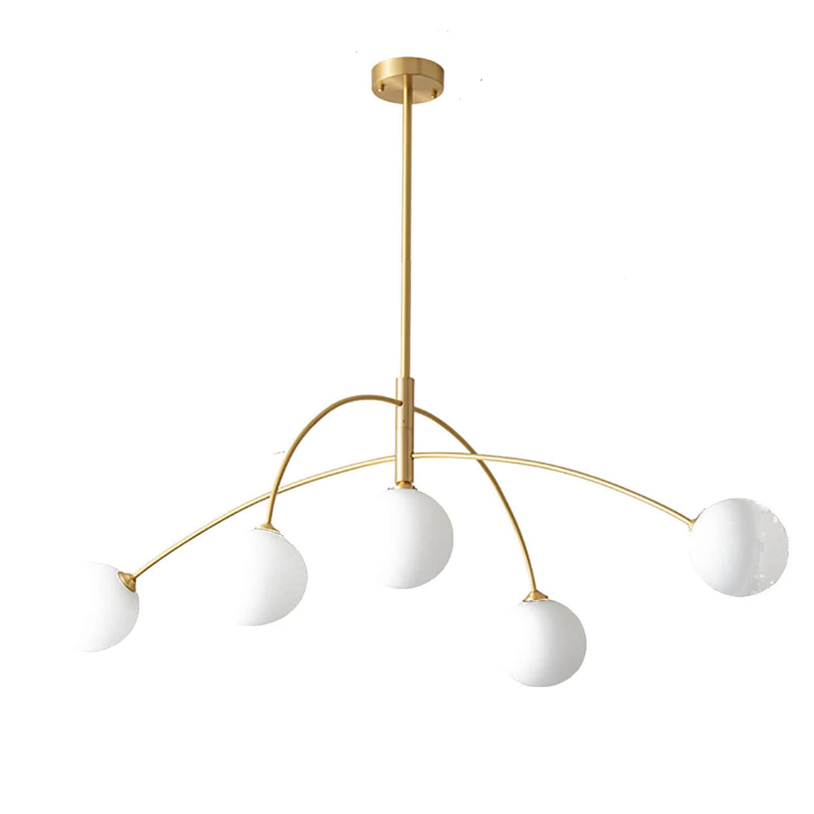 SYAXVOM Modern Ring Chandelier - Dimmable Japanese Pendant Light Contemporary Circular Ceiling Fixture for Kitchen Island Dining Room Living 50x50x6cm (20x20x2in)