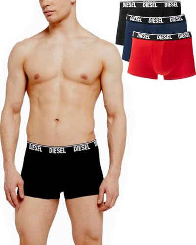Diesel - (Pack de 3 calzoncillos elásticos para hombre - UMBX Shawn, multicolor, XXL