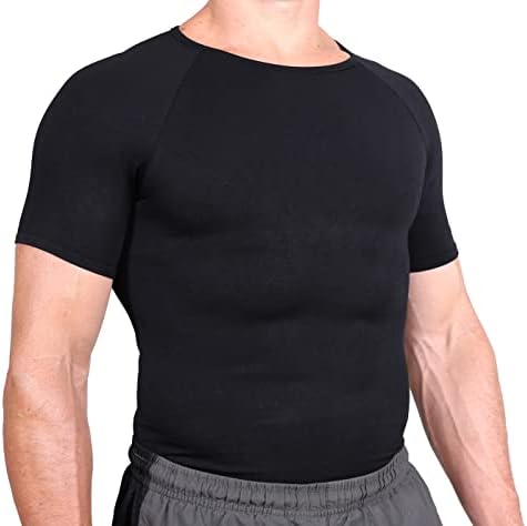 Esteem Apparel mens Ultra-slim Shapewear top (pack of 1)