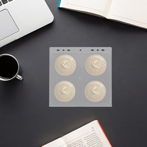 Portamonedas para coleccionistas y hojas organizadoras de dinero de 58mm 5
