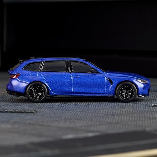 Image of Hot Wheels Elite 64 BMW M3 Touring Mattel Creations HNJ58 Collectiable 1:64 Scale Die-Cast Car (Blue)
