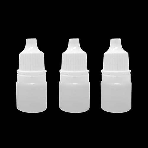 Miniatura 7 de Honbay 30 botellas de plástico vacías exprimibles con gotero de 0.1 fl oz, contenedores portátiles con gotero líquido para ojos con tapa de rosca y