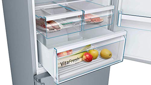 Bosch 559 L 2 Star Inverter Frost Free Double Door Refrigerator (Series 4 KGN56XI40I, Inox-easyclean amazinggiftidea-com