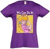 Urban Backwoods We Can Do It Princess Mädchen Kinder Kids T-Shirt Violett Größe 6 Jahre