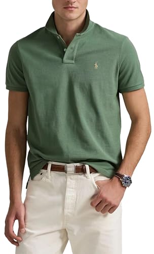 Image of POLO RALPH LAUREN Men's Custom Slim Fit Iconic Mesh Polo