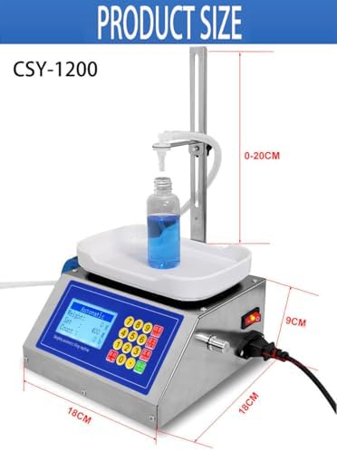 High Precision Essential Oil Peristaltic Pump Filling Machine - Liquid Dispenser for Perfume, Nail Polish, Lotion, Glue & Ink - Adjustable Flow Rate CSY-1200